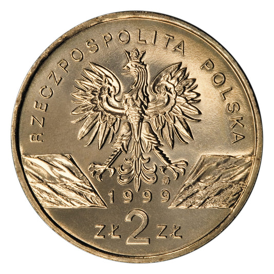 2 zł Wilk (łac. Canis lupus)