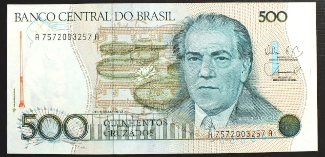 500 cruzados BRAZYLIA