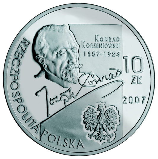 10 zł Konrad Korzeniowski/Joseph Conrad (1857-1924)