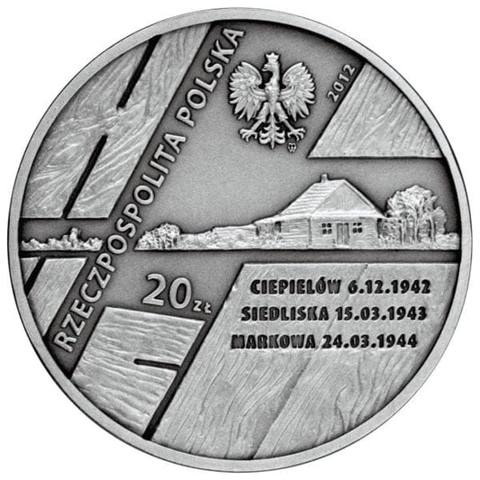 20 zł Polacy ratujący Żydów – rodzina Ulmów, Kowalskich, Baranków