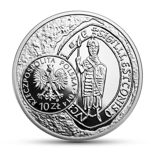 10 zł Historia Monety Polskiej – brakteat Leszka Białego