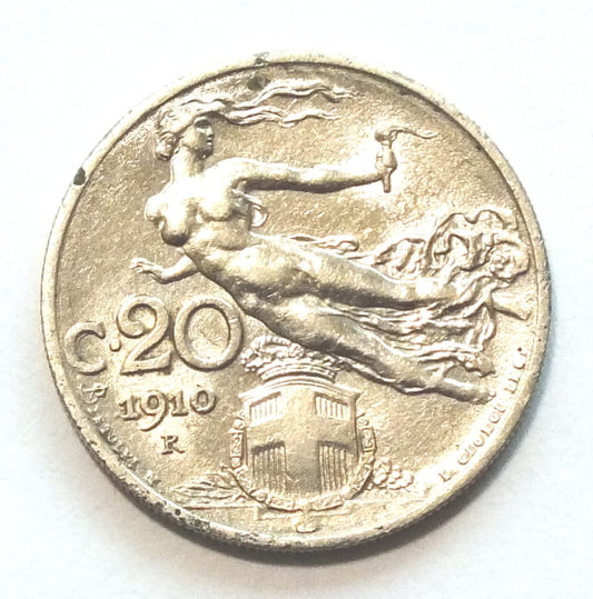 20 centisimi 1910