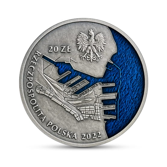 Moneta 20 zł 100-lecie Portu Gdynia