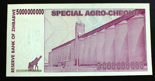5 000 000 000 Dolarów - Zimbabwe