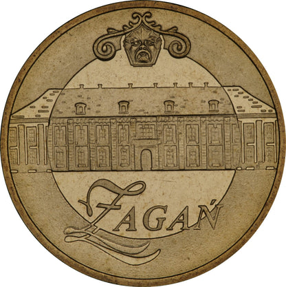 2 zł Żagań – woj. lubuskie