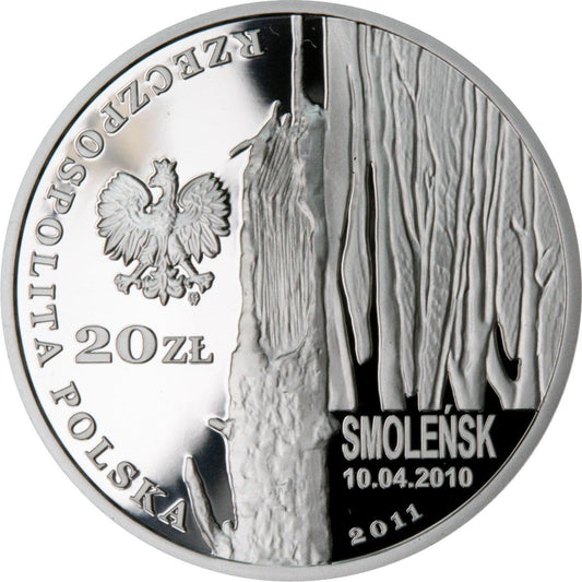 20 zł Smoleńsk - pamięci ofiar 10.04.2010 r.