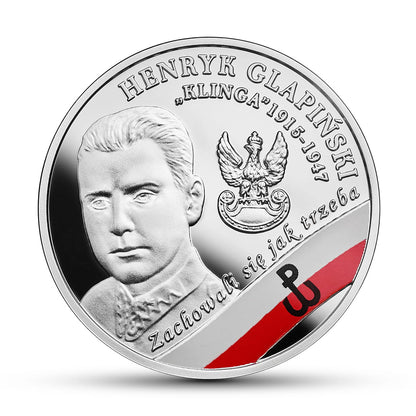 10 zł Wyklęci przez komunistów żołnierze niezłomni – Henryk Glapiński „Klinga”