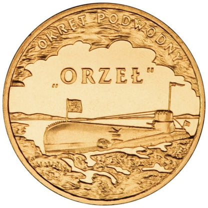 2 zł Okręt podwodny „Orzeł”
