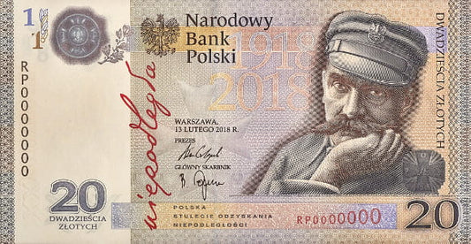 20 zł 100. rocznica Niepodległość