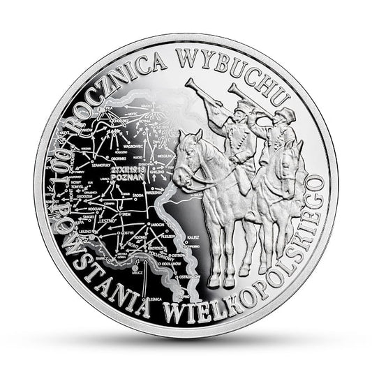 10 zł 100. rocznica wybuchu Powstania Wielkopolskiego