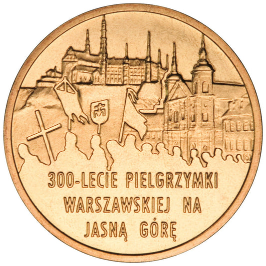 2 zł 300-lecie Pielgrzymki Warszawskiej na Jasną Górę