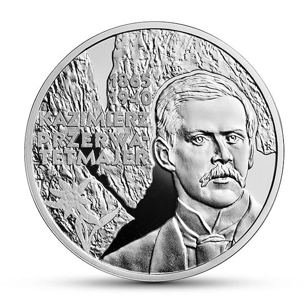 10 zł 150. rocznica urodzin Kazimierza Przerwy-Tetmajera