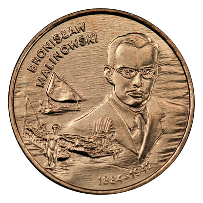 2 zł Bronisław Malinowski (1884-1942)