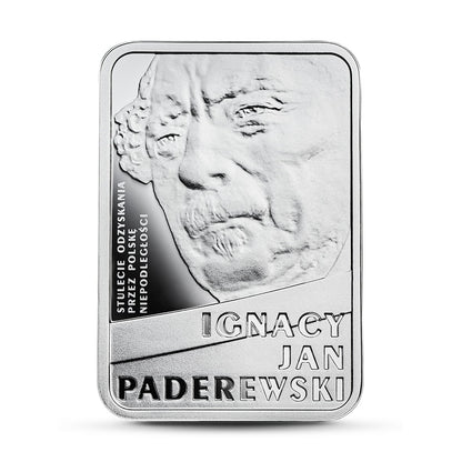 10 zł Stulecie odzyskania przez Polskę niepodległości – Ignacy Jan Paderewski