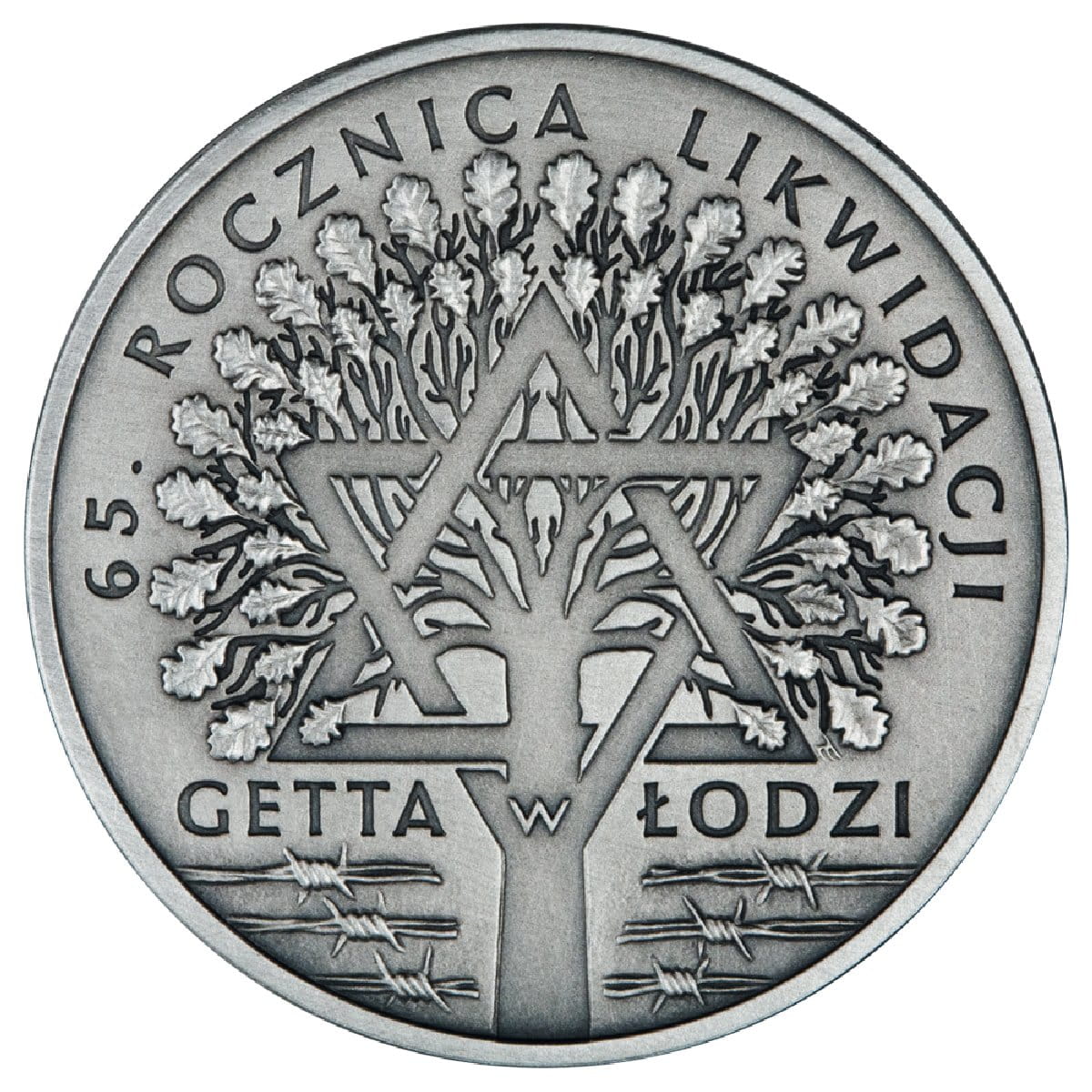 20 zł 65. rocznica likwidacji getta w Łodzi