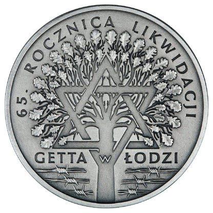 20 zł 65. rocznica likwidacji getta w Łodzi