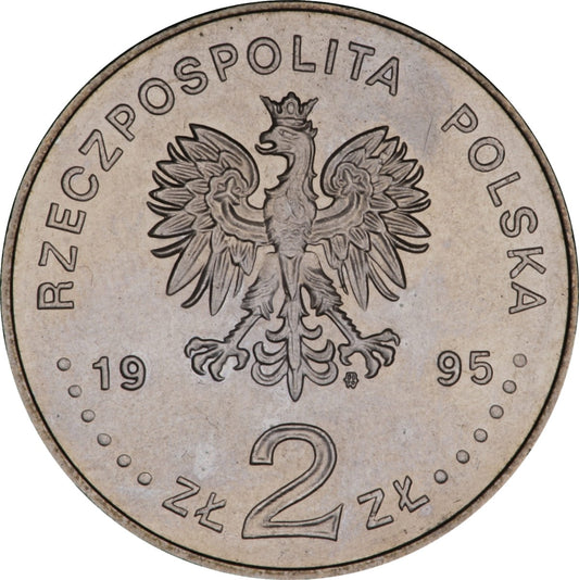 2 zł 100 lat nowożytnych Igrzysk Olimpijskich (1896 - 1996)