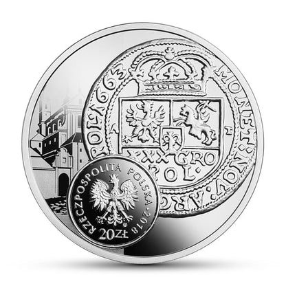 20 zł Historia Monety Polskiej – boratynka, tymf Jana Kazimierza