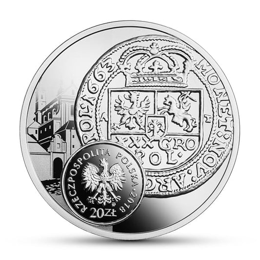20 zł Historia Monety Polskiej – boratynka, tymf Jana Kazimierza