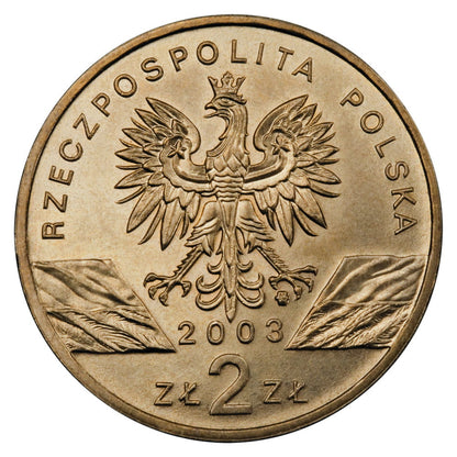2 zł Węgorz europejski (łac. Anguilla anguilla)