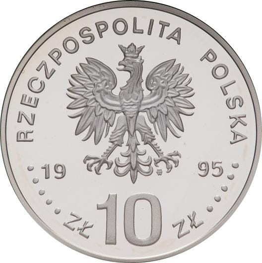 10 zł 100 lat nowożytnych Igrzysk Olimpijskich (1896 - 1996)