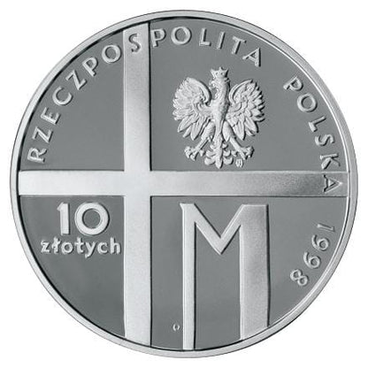 10 zł 20-lecie pontyfikatu Jana Pawła II