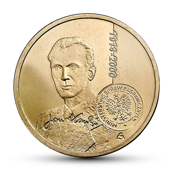 2 zł 100. rocznica urodzin Jana Karskiego