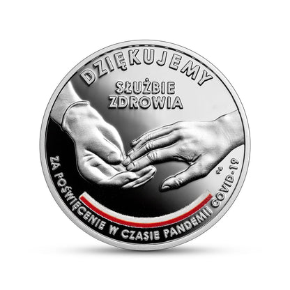 Moneta 10 zł Dziękujemy służbie zdrowia za poświęcenie w czasie pandemii COVID-19
