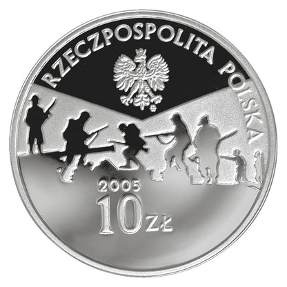10 zł 60. rocznica zakończenia II wojny światowej
