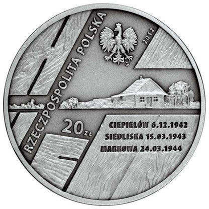20 zł Polacy ratujący Żydów – rodzina Ulmów, Kowalskich, Baranków