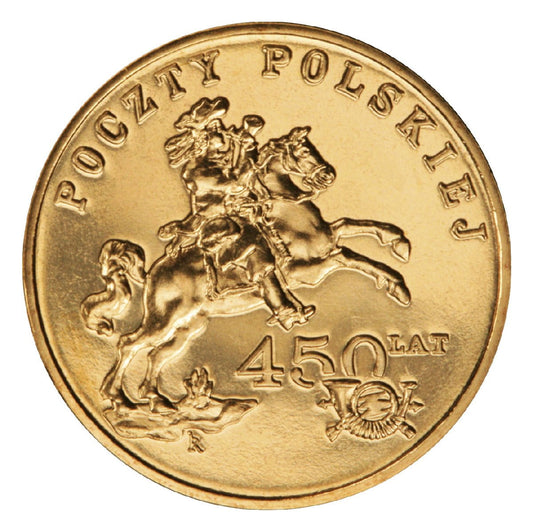 2 zł 450 lat Poczty Polskiej