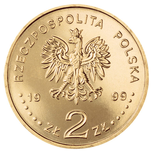 2 zł 500. rocznica urodzin Jana Łaskiego