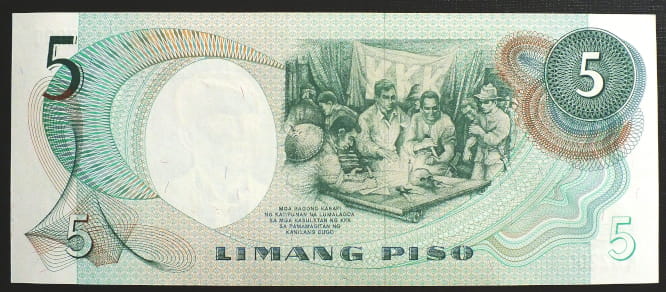 5 Piso - Filipiny  1969 r.