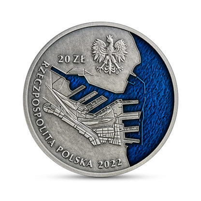 Moneta 20 zł  100-lecie Portu Gdynia