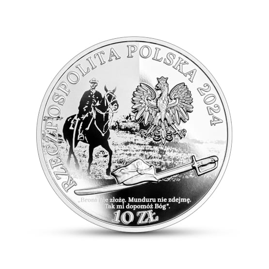 Moneta 10 zł Mjr Henryk Dobrzański „Hubal”