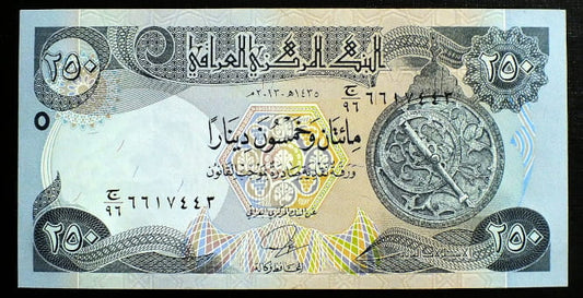 250 Dinarów - Irak 2013 r.
