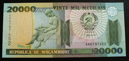 20000 Meticais - Mozambik