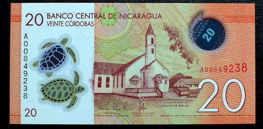 20 Cordobas - Nikaragua 2014 r.