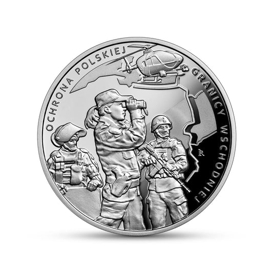 Moneta 10 zł Ochrona polskiej granicy wschodniej