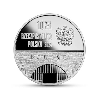 Moneta 10 zł Pamięci więźniów warszawskiego Pawiaka