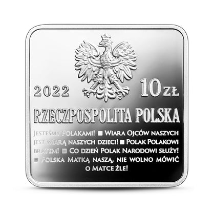 Moneta 10 zł 90. rocznica powstania Znaku Rodła