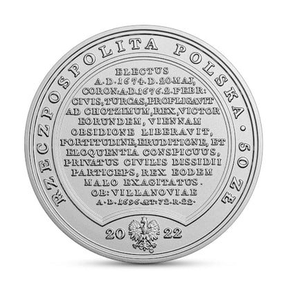 50 zł Skarby Stanisława Augusta – Jan III Sobieski
