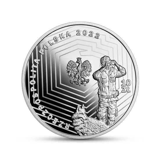 Moneta 10 zł 30. rocznica powołania Straży Granicznej