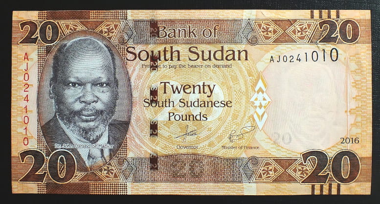 20 Funtów - Sudan Południowy