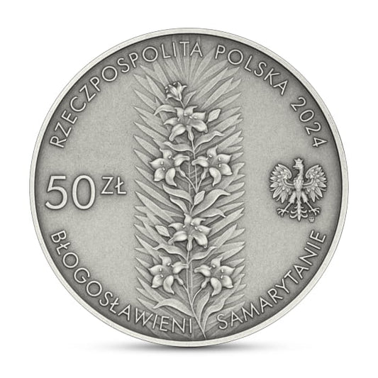 Moneta 50 zł Pamięci Rodziny Ulmów