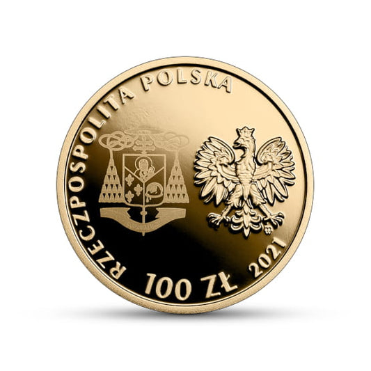 Moneta 100 zł Beatyfikacja Kardynała Stefana Wyszyńskiego